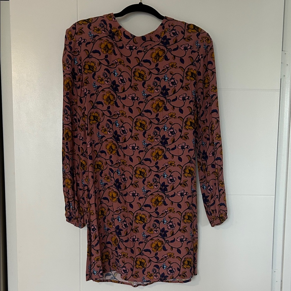 For Love And Lemons Floral Long Sleeve Dress